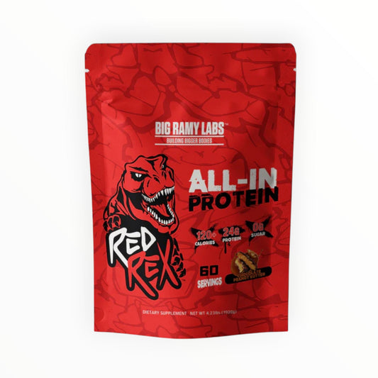 Red Rex All-In Protein Vanilla 4.23lbs – High Protein Lean Formula | Big Ramy Labs