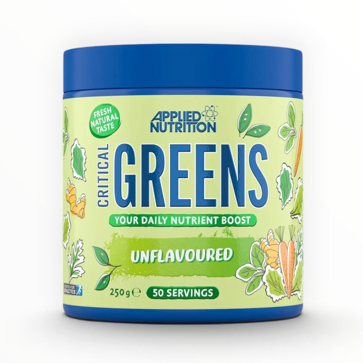 Applied Nutrition Critical Greens Powder 250g | Unflavoured | Super Greens Formula | 50 Servings