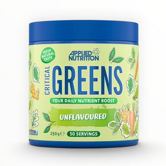 Applied Nutrition Critical Greens Powder 250g | Unflavoured | Super Greens Formula | 50 Servings