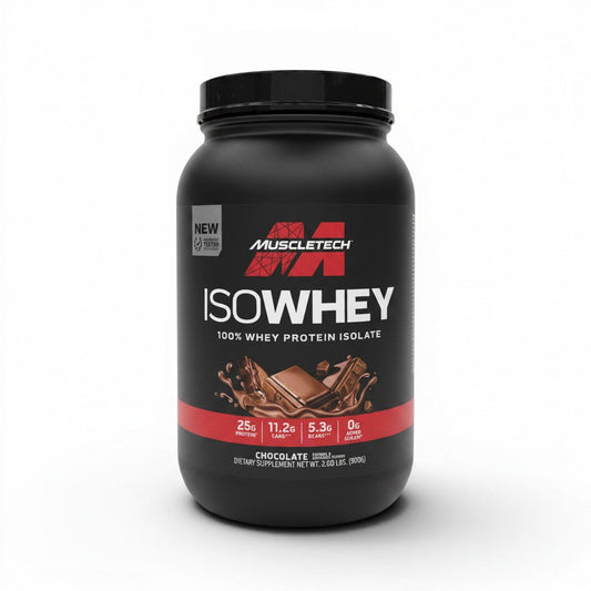 Muscletech ISO Whey Protein Isolate – Chocolate | 907g (2 lbs) | 100% Pure Isolate