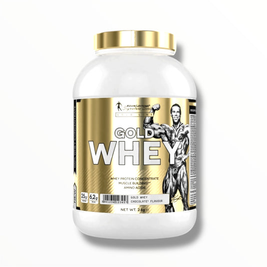 Kevin Levrone Gold Whey Protein – 25g Protein, Whey Concentrate, Chocolate Flavor, Muscle Building Formula