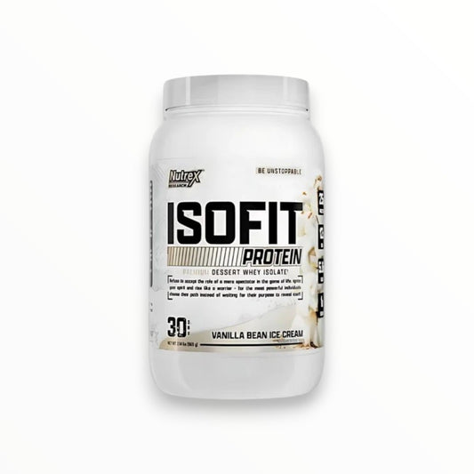 Nutrex IsoFit Whey Isolate Protein – 30 Servings | Fast Absorption Lean Protein for Muscle Growth Egypt
