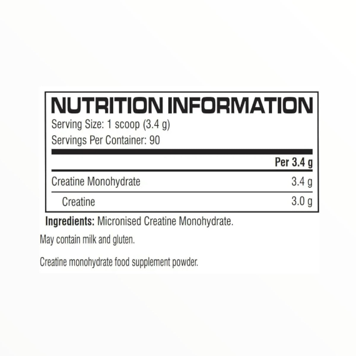 Cellucor COR-Performance Creatine Monohydrate 306g – Muscle Strength & Power Support (90 Servings, Unflavored)