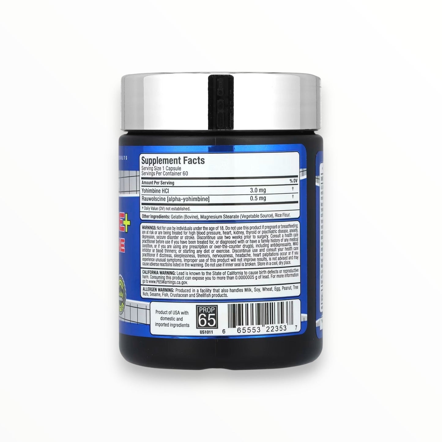 ALLMAX Essentials Yohimbine + Rauwolscine 60 Capsules – Advanced Thermogenic Fat Burner & Appetite Support