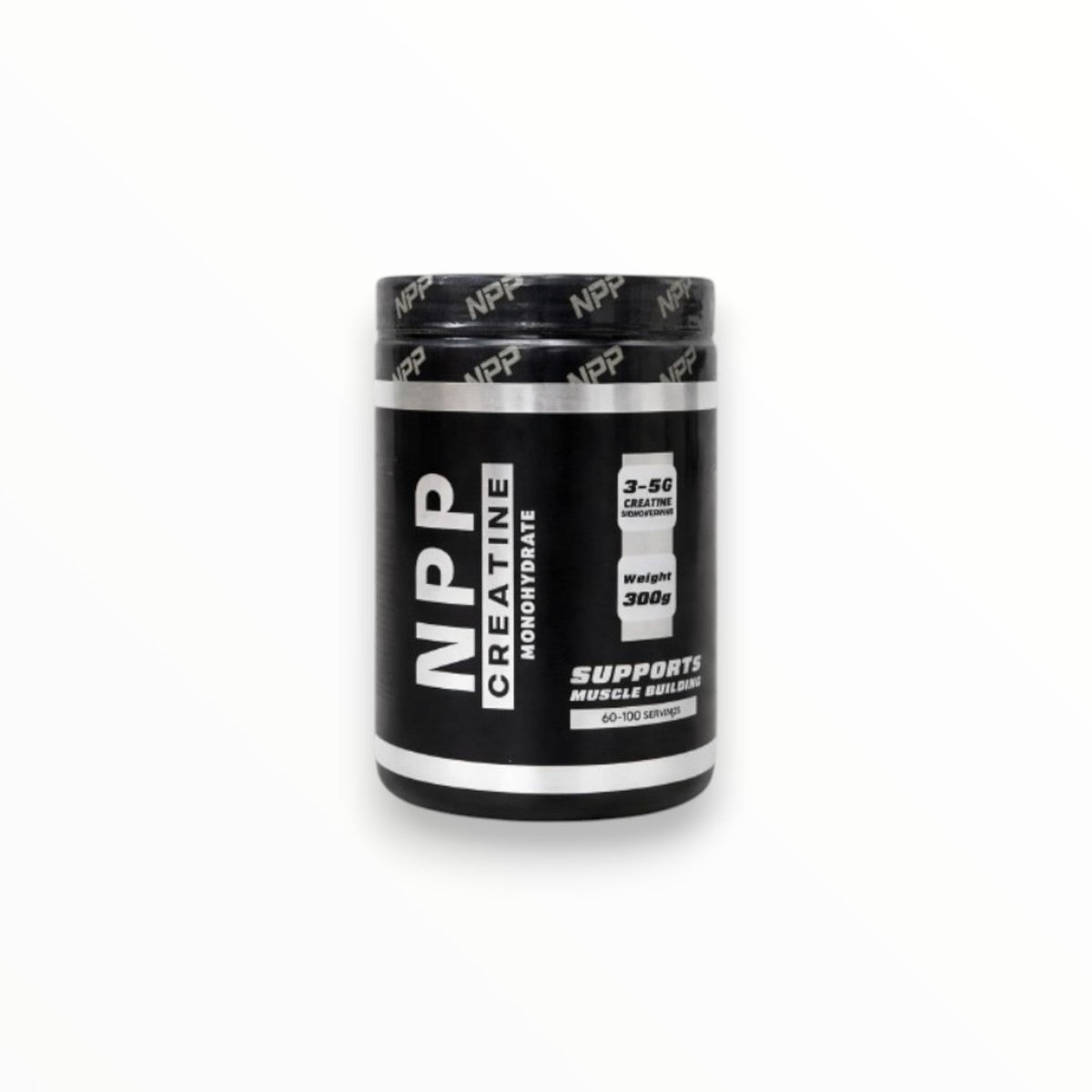 NPP Creatine Monohydrate 300g | Pure Micronized Creatine Powder | Muscle Strength & Performance | 60β100 Servings