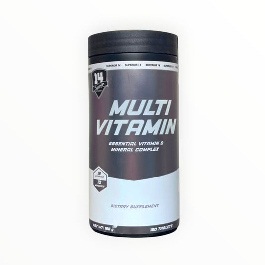 Superior 14 Multi Vitamin | Essential Vitamins & Minerals Complex | 13 Vitamins + 10 Minerals | 120 Tablets