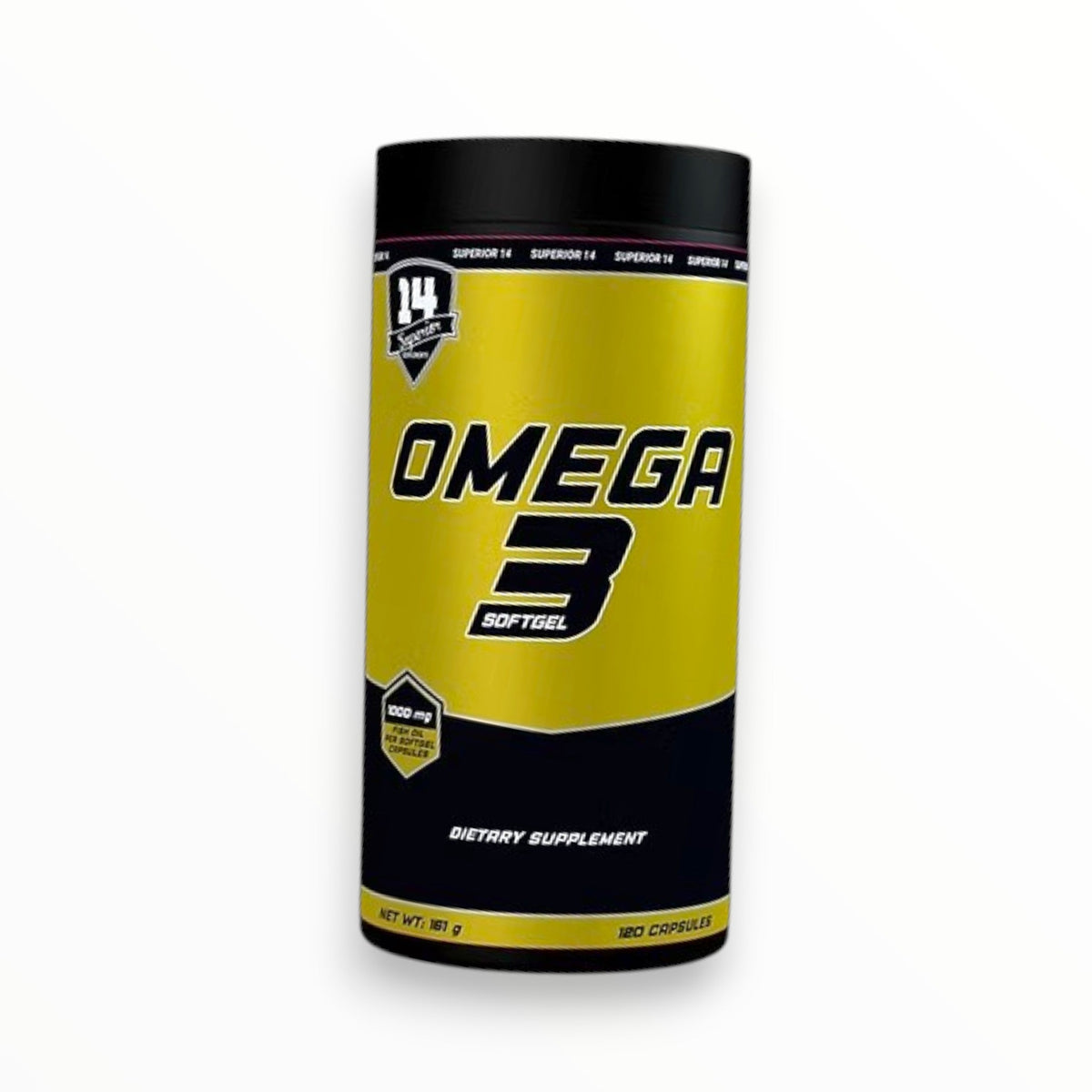 Superior 14 Omega 3 Fish Oil | 1000mg Fish Oil | EPA & DHA | 120Softgels