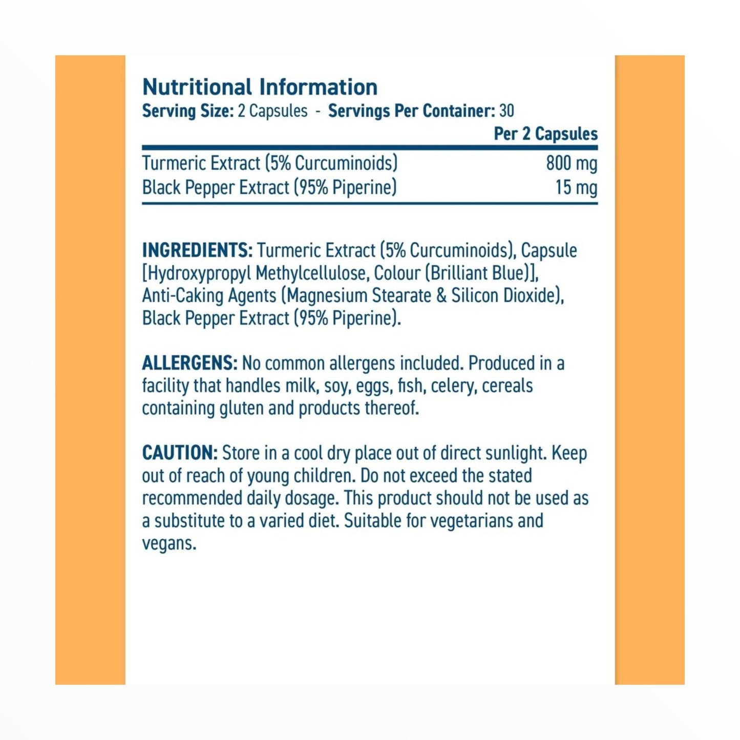 Applied Nutrition Turmeric 800mg | 60 Capsules | Joint Support & Daily Wellness Supplement