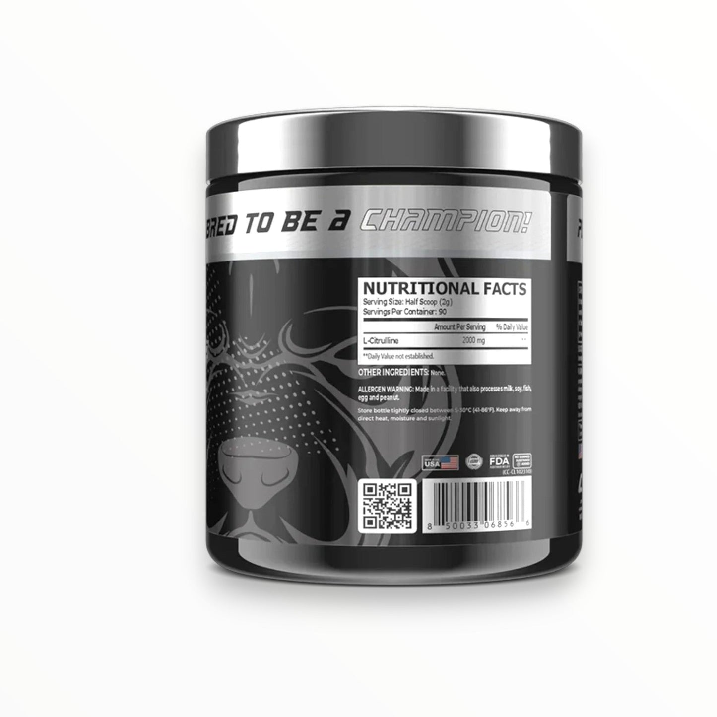 Core Champs L-Citrulline 2000mg | Nitric Oxide & Muscle Pump Support | 90 Servings