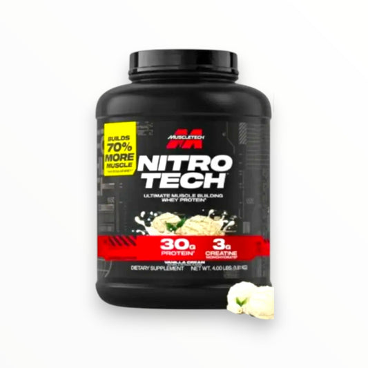 MuscleTech Nitro-Tech Whey Protein – Build Strength and Lean Muscle