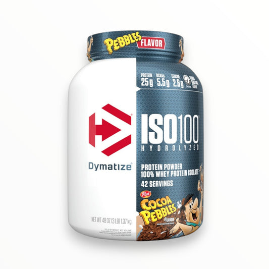 Dymatize ISO100 Hydrolyzed Whey Protein – Cocoa Pebbles Flavor 3 lb (42 Servings) | Egypt