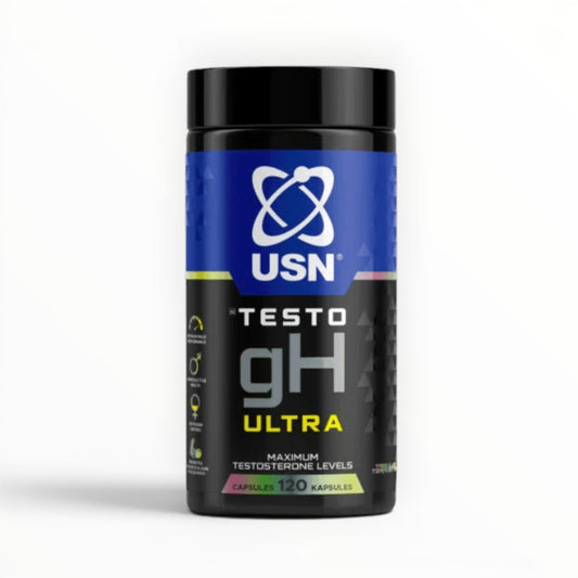 USN Testo GH Ultra | Men's Performance, Vitality & Recovery Support | 120 Capsules