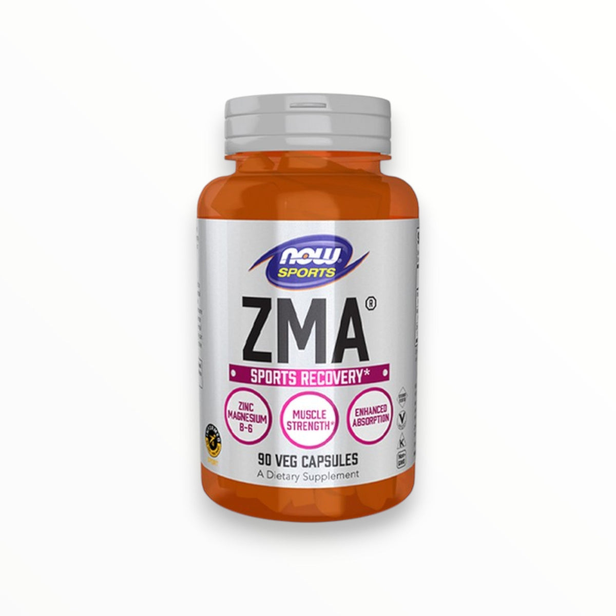 NOW Sports ZMA β Zinc Magnesium B6 Complex (90 Veg Capsules) Recovery & Sleep Support | Egypt