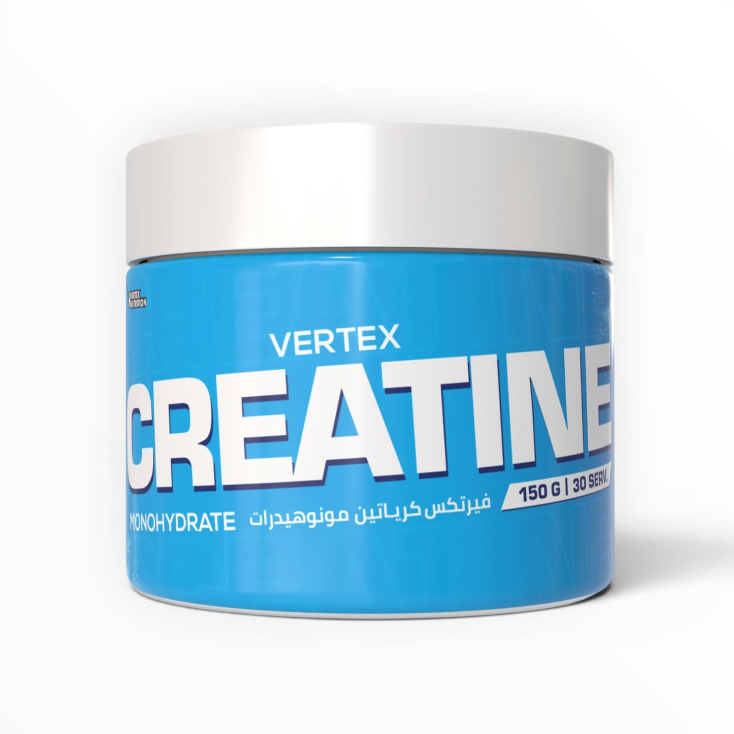 Vertex Nutrition Creatine Monohydrate 150g – 100% Pure Creatine | 30 Servings | Unflavored