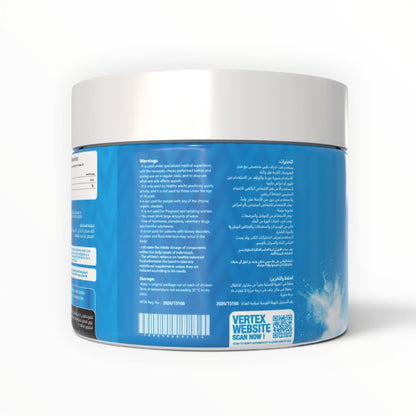 Vertex Nutrition Creatine Monohydrate 150g – 100% Pure Creatine | 30 Servings | Unflavored