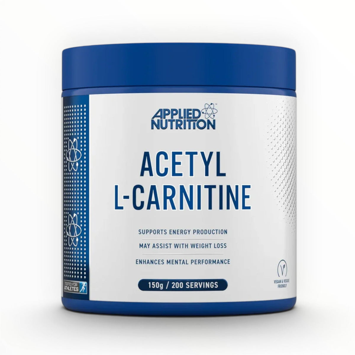Applied Nutrition Acetyl L-Carnitine Powder 150g | 200 Servings | Energy, Focus & Fat Metabolism Support