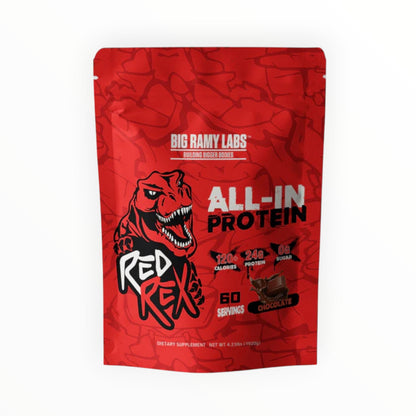 Red Rex All-In Protein Vanilla 4.23lbs – High Protein Lean Formula | Big Ramy Labs