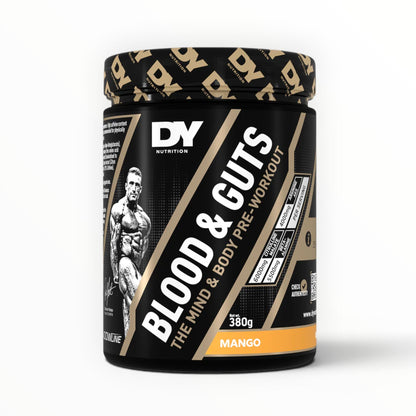 DY Nutrition Blood & Guts Pre Workout Mojito 380g – Extreme Pump, Energy & Focus Booster