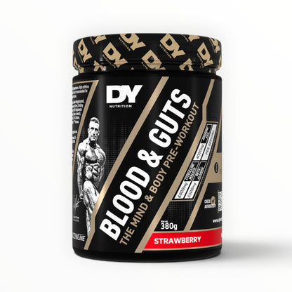 DY Nutrition Blood & Guts Pre Workout Mojito 380g – Extreme Pump, Energy & Focus Booster