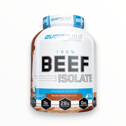 Everbuild Nutrition 100% Beef Isolate French Vanilla 4lbs – Hydrolyzed Beef Protein Isolate