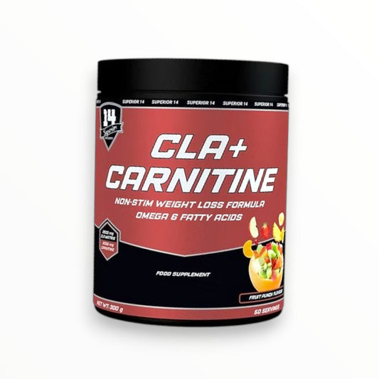 Superior 14 CLA + Carnitine | Non-Stim Weight Loss Formula | Omega-6 Fatty Acids | 50 Servings