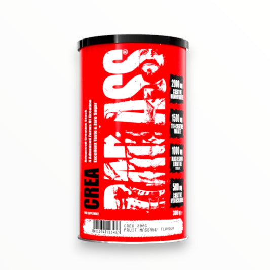 Bad Ass Crea 300g | Advanced Creatine Matrix | Fruit Massage Flavor | Strength & Recovery Formula
