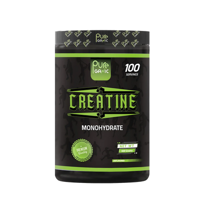 Pureganic Creatine Monohydrate 500g (100 Servings) | Strength, Power & Muscle Recovery Booster|In Power Fit Supplements Egypt