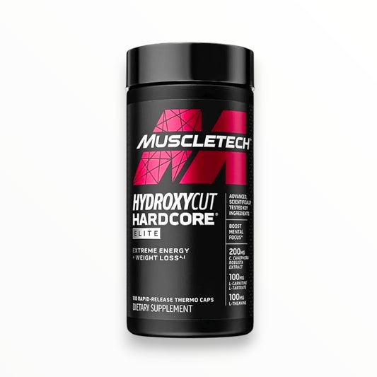 MuscleTech Hydroxycut Hardcore Elite | Advanced Thermogenic Fat Burner | 110 Rapid-Release Thermo Caps