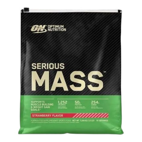 Optimum Nutrition Serious Mass 5.44kg (16 Servings) | High-Calorie Mass Gainer for Muscle & Strength