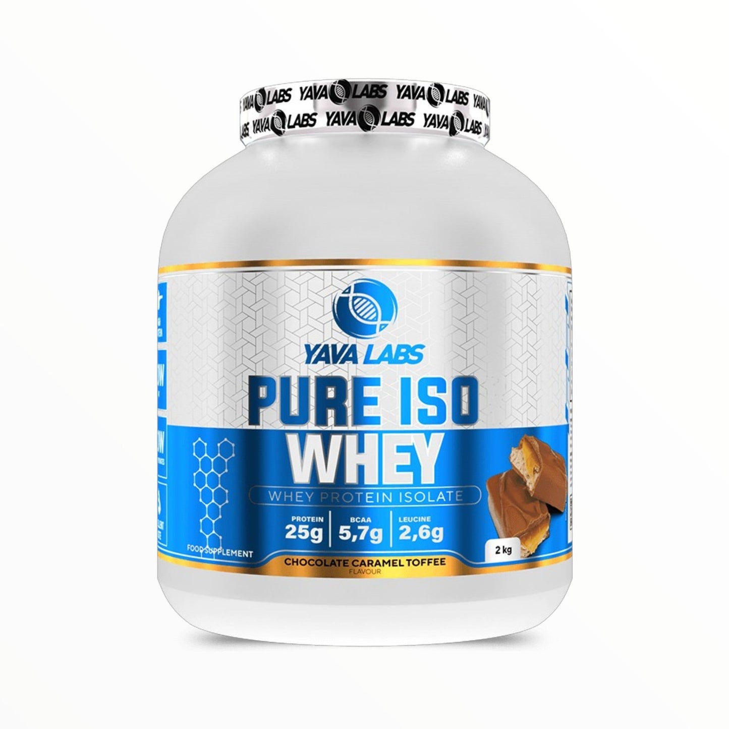 Yava Labs Pure Iso Whey 2kg (66 Servings) | Ultra-Pure Whey Isolate for Lean Muscle & Fast Recovery |In Power Fit Supplements Egypt