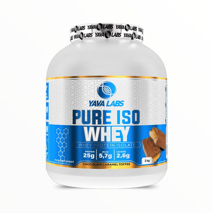 Yava Labs Pure Iso Whey 2kg (66 Servings) | Ultra-Pure Whey Isolate for Lean Muscle & Fast Recovery |In Power Fit Supplements Egypt