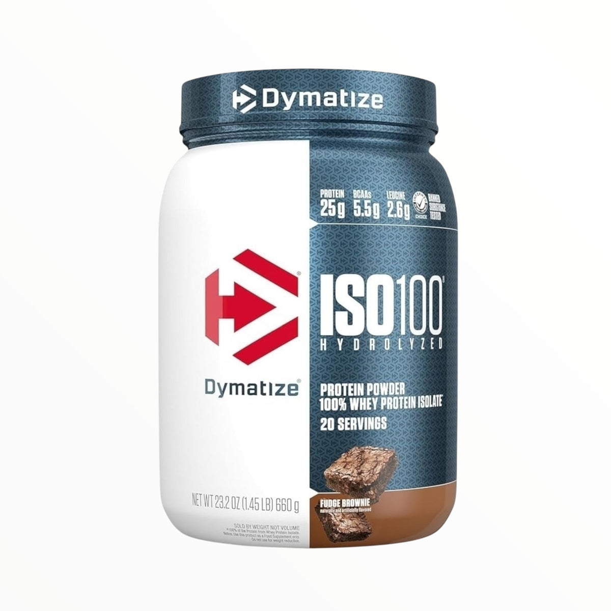 Dymatize ISO100 650g (20 Servings) | Hydrolyzed Whey Isolate for Lean Muscle & Fast Recovery|In Power Fit Supplements Egypt