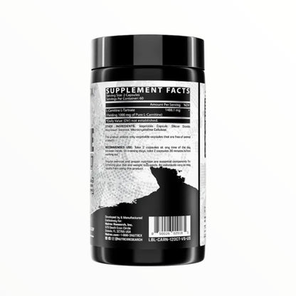 Nutrex L-Carnitine 1000 – 120 Capsules | Fat Burner & Energy Support Supplement Egypt.