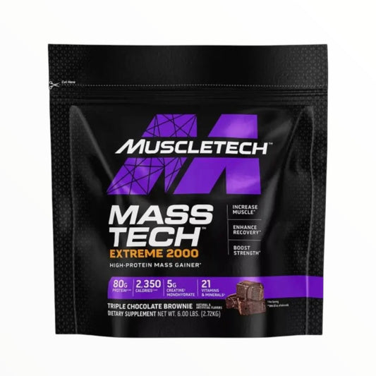 MuscleTech Mass Tech Extreme 2000 – 2.72kg | High Calorie Mass Gainer for Bulking Egypt