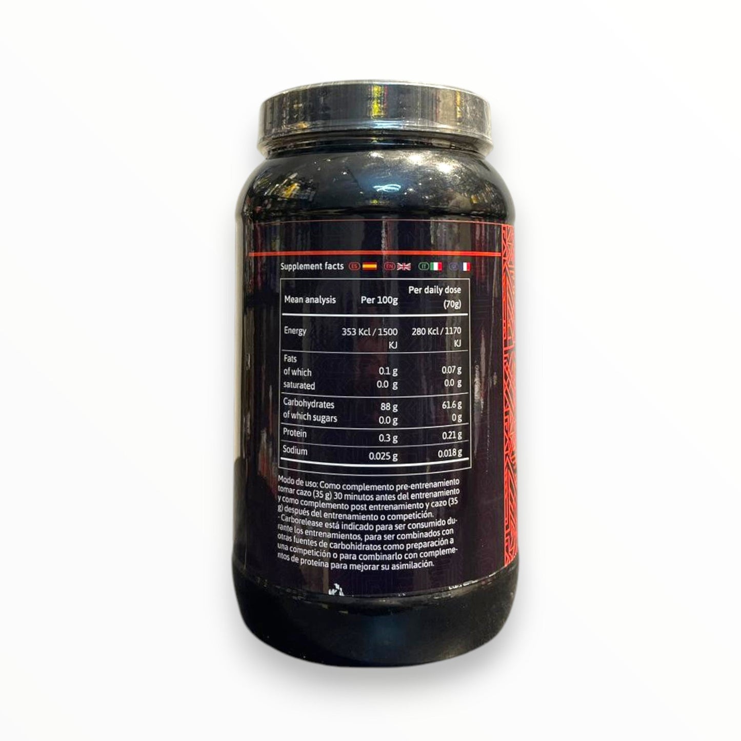 Ultimate Supplement Carbo Release 2kg – Waxy Maize Starch Amylopectin High Molecular Weight Carbs for Energy & Muscle Recovery
