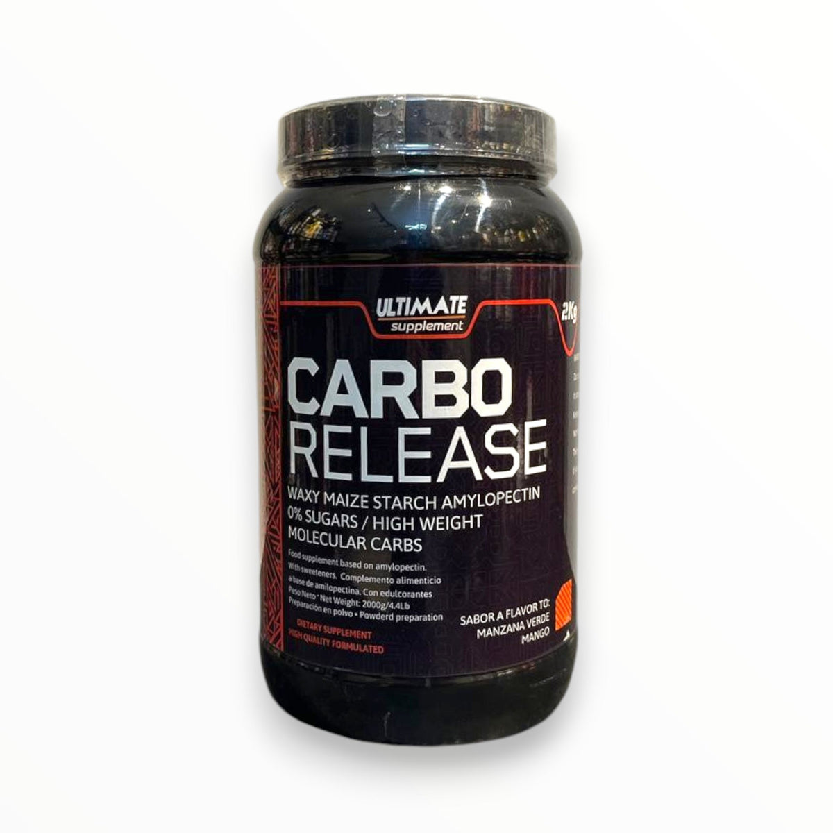 Ultimate Supplement Carbo Release 2kg – Waxy Maize Starch Amylopectin High Molecular Weight Carbs for Energy & Muscle Recovery