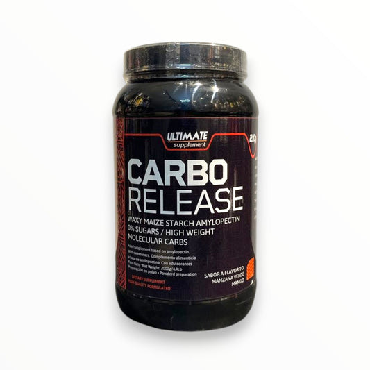 Ultimate Supplement Carbo Release 2kg – Waxy Maize Starch Amylopectin High Molecular Weight Carbs for Energy & Muscle Recovery