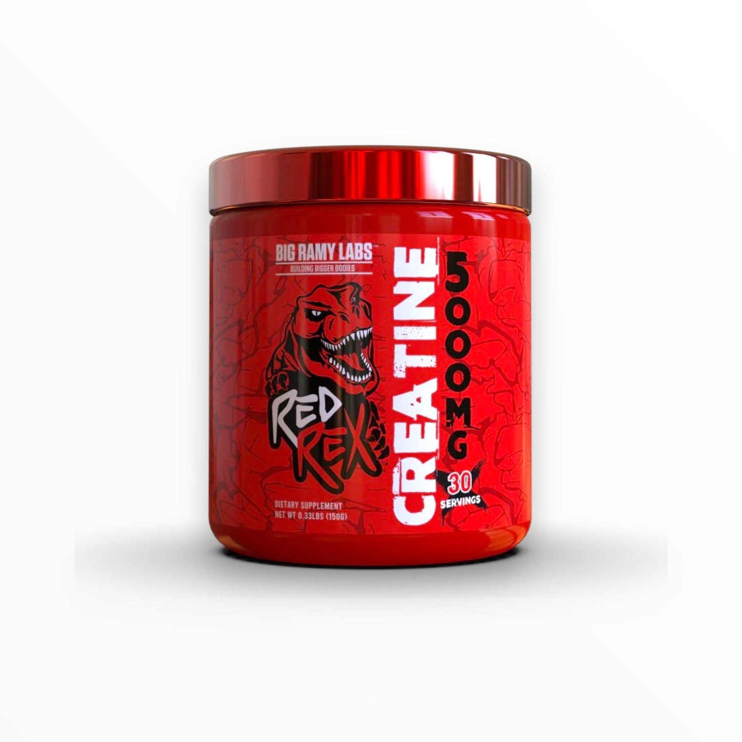 Big Ramy Labs Red Rex Creatine 5000 – 150g (30 Servings) | Creatine Monohydrate for Strength & Performance Egypt