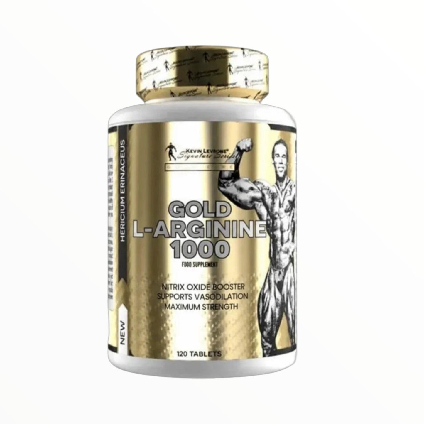 Kevin Levrone Gold L-Arginine 1000 – 120 Tablets (60 Servings) | Nitric Oxide Booster & Pump Support| In Power Fit Supplements Egypt