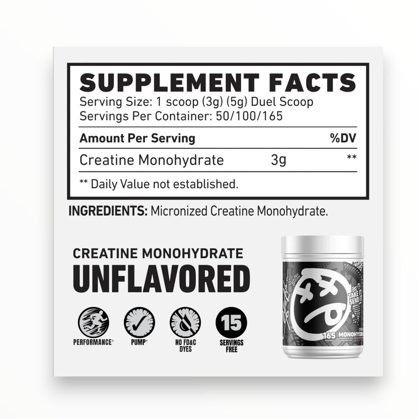 Skeleton Creatine Monohydrate – Limited Edition | 165 Servings