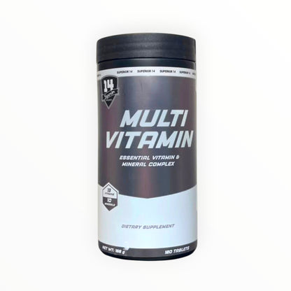 Superior 14 Multi Vitamin | Essential Vitamins & Minerals Complex | 13 Vitamins + 10 Minerals | 120 Tablets