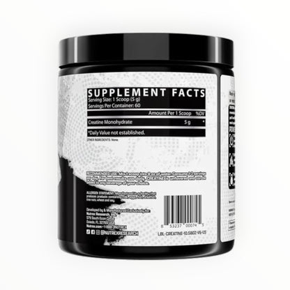 Nutrex Creatine Monohydrate 300g (60 Servings) | Pure Micronized Creatine for Strength & Performance
