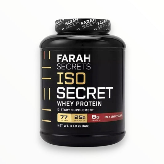 Farah Secrets ISO Whey Protein 2.3kg – 77 Servings Isolate in Egypt