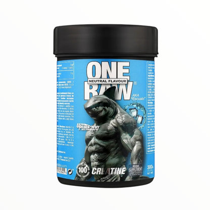Zoomad Labs One Raw Creatine 300g (100 Servings) | Pure Micronized Creatine Monohydrate