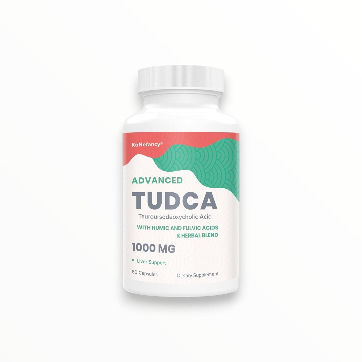 KoNefancy Advanced TUDCA 1000mg 60 Capsules | Tauroursodeoxycholic Acid Liver Support Formula