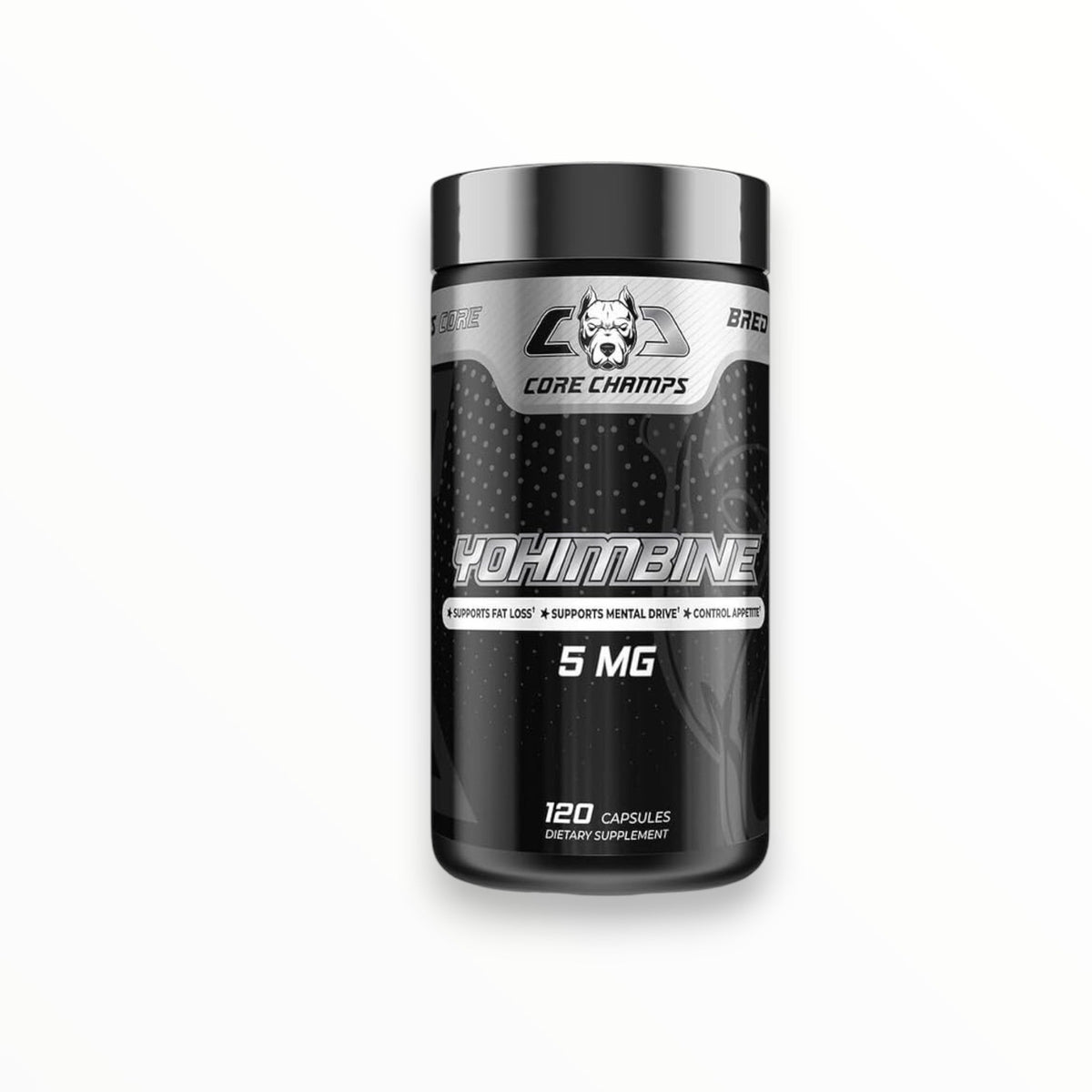 Core Champs Yohimbine 5mg 120 Capsules | Energy, Focus & Fat Loss Support