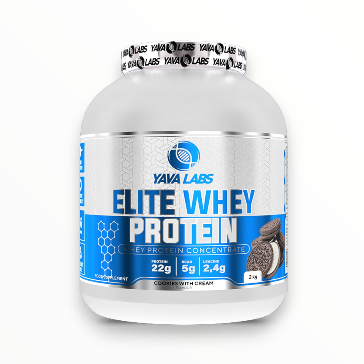 Yava Labs Elite Whey Protein 2kg (66 Servings) | Premium Whey for Muscle Growth & Fast Recovery|In Power Fit Supplements Egypt