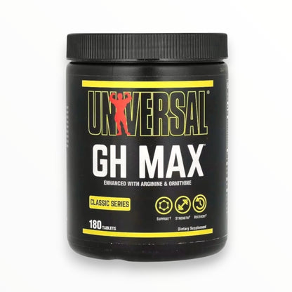 Universal GH Max 180 Tablets – Arginine & Ornithine Recovery Formula.