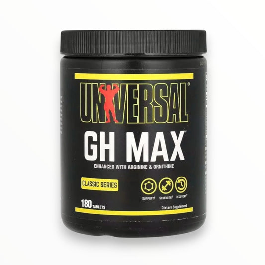 Universal GH Max 180 Tablets – Arginine & Ornithine Recovery Formula.