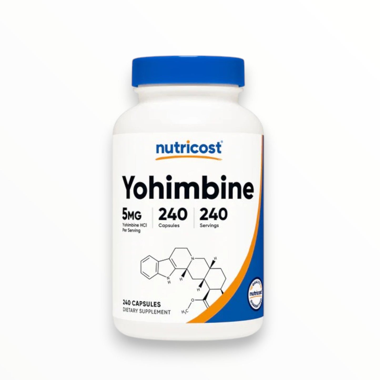 Nutricost Yohimbine HCL 5mg – 240 Capsules | Energy & Fat Loss Support